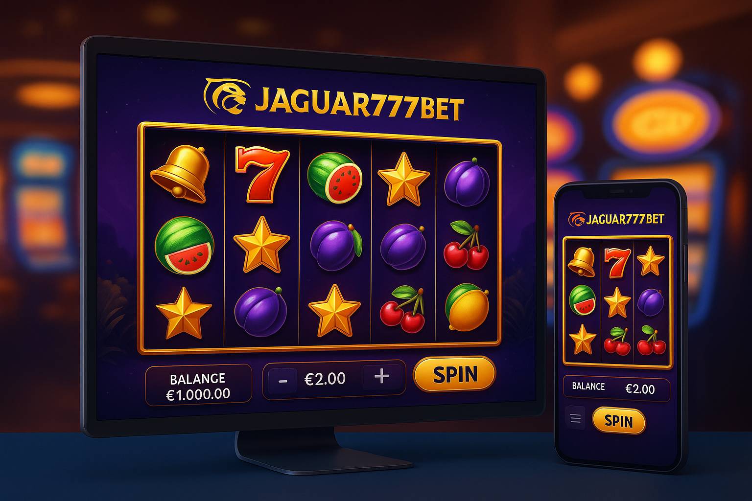 Jogos de Slot no Casino Online JAGUAR777BET