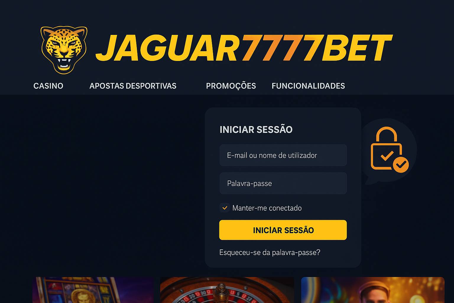 Login no Cassino JAGUAR777BET